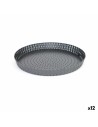 Molde para Tartas Quttin Perforado Desmontable 28 x 3 cm (12 Unidades) | Tienda24 Tienda24.eu