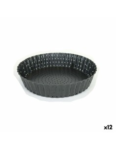 Backform Pyrex Asimetria karriert Schwarz Metall 24 x 24 cm (6 Stück) | Tienda24 Tienda24.eu