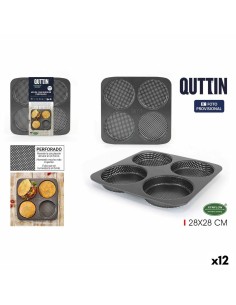 Shaped mould Quttin Burguer 28 x 28 x 2,5 cm (12 Units) by Quttin, Bread & Loaf Tins - Ref: S2230398, Price: 69,94 €, Discoun...