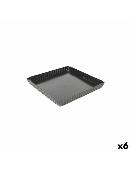 Springform Pan Quttin Rectangular 23 x 23 x 3 cm (6 Units) | Tienda24 Tienda24.eu