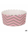 Molde para Repostería Quttin Rosa 6 Piezas 12 x 6 cm (12 Unidades) | Tienda24 Tienda24.eu