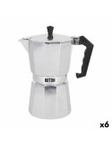 Italienische Kaffeemaschine Quttin 6 Tassen Aluminium (6 Stück) | Tienda24 Tienda24.eu