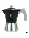 Cafeteira Italiana Quttin 9 Copos Alumínio Aço 450 ml (6 Unidades) | Tienda24 Tienda24.eu