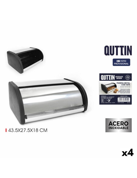 Portapane Quttin Metallo 43,5 x 27,5 x 18 cm (4 Unità) da Quttin, Conservazione di alimenti - Ref: S2230531, Precio: €43.12, ...