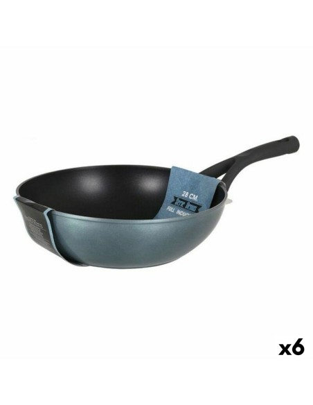 Frigideira Wok Quttin VEN8433774685081 (Ø 28 cm) Alumínio Alumínio Forjado | Tienda24 Tienda24.eu