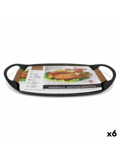 Plaque chauffantes grill Tefal Duetto Ø 26 cm Noir Acier | Tienda24 Tienda24.eu