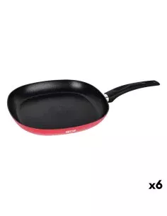 Grill pan Quttin Infinity Red 28,5 x 47 x 6 cm (6 Units) by Quttin, Griddle Pans - Ref: S2230592, Price: 76,69 €, Discount: %