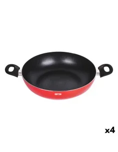 Non-stick frying pan Quttin Infinity Red 32 x 46 x 9 cm (4 Units) by Quttin, Chef's Pans - Ref: S2230597, Price: 62,29 €, Dis...