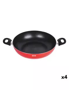 Frigideira antiaderente Quttin Infinity Vermelho 32 x 46 x 9 cm (4 Unidades) de Quttin, Tachos de chef - Ref: S2230597, Preci...