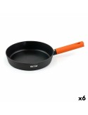 Frigideira Quttin Gastro Preto Laranja 47 x 29,5 x 5,8 cm (6 Unidades) | Tienda24 Tienda24.eu