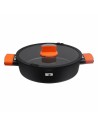 Casserole avec Couvercle en Verre Quttin Gastro Noir Orange 36,5 x 27 x 8,5 cm (6 Unités) | Tienda24 Tienda24.eu