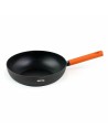 Wok Pfanne Quttin Gastro Schwarz Orange 47 x 29 x 8 cm (6 Stück) | Tienda24 Tienda24.eu