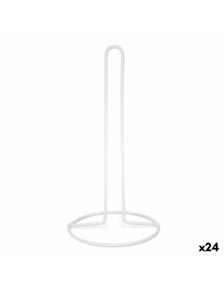 Portarrollos de Cocina Wooow Metal Blanco 31 cm (24 Unidades) | Tienda24 Tienda24.eu