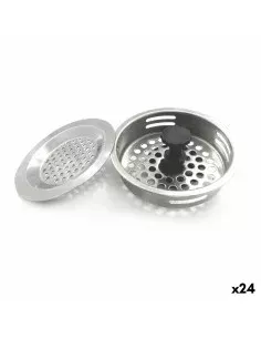 Spülbecken-Sieb Ø 11,5 cm Silberfarben Edelstahl (48 Stück) | Tienda24 Tienda24.eu