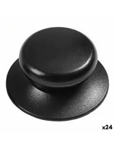 Pomo 2 Unità Nero 6 cm (2 Pezzi) da BigBuy Home, Coperchi per padelle - Ref: S2230717, Precio: 14,96 €, Descuento: %