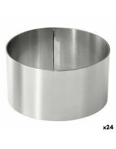 Backformen-Set Silberfarben Aluminium 19,5 x 19,5 x 6 cm 4 Stücke (12 Stück) | Tienda24 Tienda24.eu