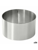 Stampo per placcatura Acciaio inossidabile Argentato 8 cm 0,8 mm (36 Unità) (8 x 4,5 cm) da BigBuy Home, Stampi per torte e p...