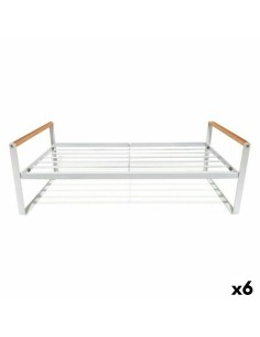 Organizador de Gavetas Plástico reciclado Cinzento 9 x 4,5 x 32,5 cm (24 Unidades) | Tienda24 Tienda24.eu