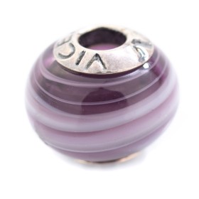 Perle de verre Femme Viceroy VMB0031-27 Violet 1 cm de Viceroy, Charms et perles - Réf : S0341991, Prix : 13,50 €, Remise : %