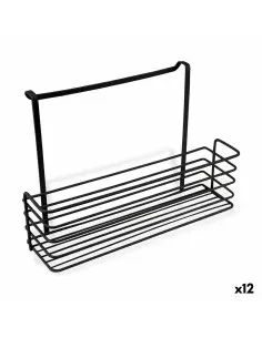 Contenitore per Sistemare per Mobile da Cucina Confortime Nero 34 x 9,5 x 22 cm (12 Unità) da Confortime, Scaffalature e ripi...