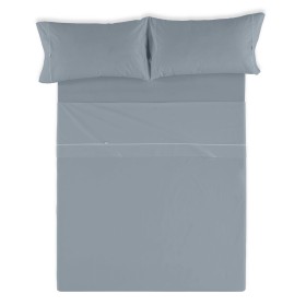 Jeu de draps Alexandra House Living Acier Lit king size 4 Pièces de Alexandra House Living, Draps et taies d'oreiller - Réf :...