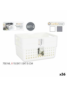 Caja Multiusos Domopak Living Katla Con ruedas Con asas Transparente 57 L (59 x 39 x 36,5 cm) | Tienda24 Tienda24.eu