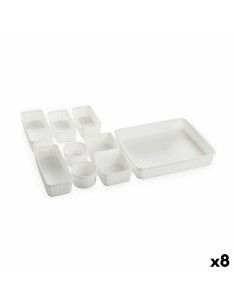 Set of Stackable Organising Boxes Light grey Cardboard (2 Units) | Tienda24 Tienda24.eu