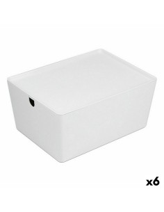 Scatola per Sistemare Impilabile Confortime Con coperchio 35 x 26 x 16 cm (6 Unità) da Confortime, Scatole e cassapanche - Re...