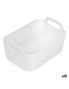 Cestino Multiuso Confortime Bianco 33 x 23,5 x 15,4 cm (12 Unità) da Confortime, Contenitori senza coperchio - Ref: S2231063,...