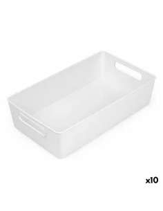 Mehrzweckkorb Confortime Weiß 24 x 16,7 x 11,2 cm (18 Stück) | Tienda24 Tienda24.eu