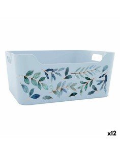 Conjunto de Baús 34,5 x 24,5 x 14 cm Bloemen lona DMF (2 Peças) | Tienda24 Tienda24.eu