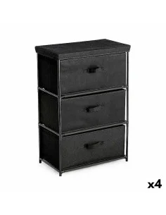 Caisson à Tiroirs Confortime Métal Avec des roues Plastique 33 x 32,5 x 65 cm (2 Unités) | Tienda24 Tienda24.eu