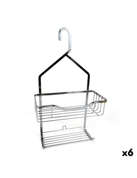 Rangement de douche Confortime Chromed Aluminium Argenté 27,5 x 12,5 x 50,5 cm (6 Unités) | Tienda24 Tienda24.eu