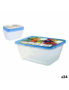 Ensemble de 8 Boîtes à Lunch Privilege 1L Rectangulaire 17,5 x 12 x 7 cm (24 Unités) de Privilege, Stockage des aliments - Re...