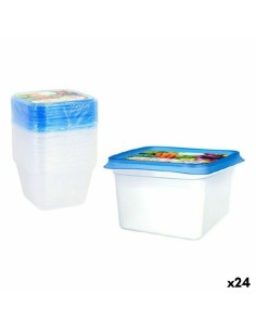 Organizador para Nevera Gris Transparente Plástico 2,5 L 20,5 x 17 x 13 cm (24 Unidades) | Tienda24 Tienda24.eu