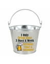 Seau à Glace avec Poignée et Décapsuleur en Aluminium Privilege 5 L 23 x 17 x 18 cm (12 Unités) | Tienda24 Tienda24.eu