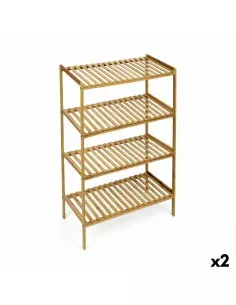 Shelves Home ESPRIT Metal Mango wood 248 x 36 x 221 cm | Tienda24 Tienda24.eu