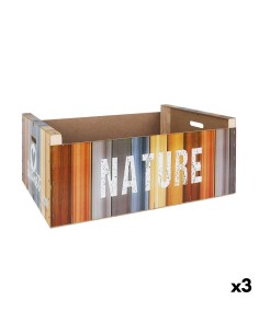 Aufbewahrungskästen Home ESPRIT Weiß Tannenholz 35 x 22 x 15 cm 3 Stücke | Tienda24 Tienda24.eu