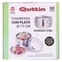 Fiambrera Redonda con Tapa Quttin Acero Inoxidable (Ø 17 cm)