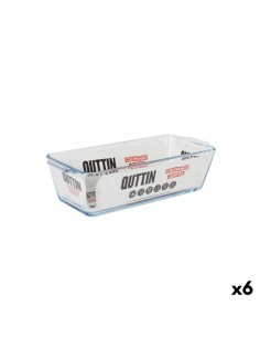 Pirofila da Forno Quttin Vetro Rettangolare 825 ml 23,1 x 10 x 6,1 cm (6 Unità) da Quttin, Piatti e teglie - Ref: S2231528, P...