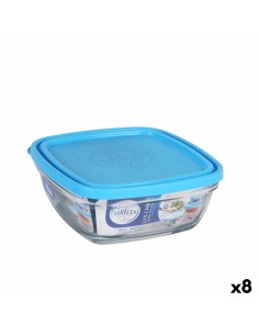 Panier-repas carré avec couvercle La Mediterránea Alba Mélamine 15,5 x 15,5 x 7,5 cm (12 Unités) | Tienda24 Tienda24.eu