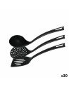 Juego de Utensilios de Cocina Quttin Nailon Negro 3 Piezas (20 Unidades) | Tienda24 Tienda24.eu