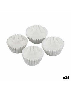 Moules à Muffins Algon Fleur Jaune Produits à usage unique 14 x 2,5 cm 75 Unités | Tienda24 Tienda24.eu