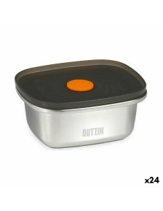 Porta pranzo Ermetico Quttin Acciaio inossidabile Rettangolare 250 ml (24 Unità) da Quttin, Conservazione di alimenti - Ref: ...