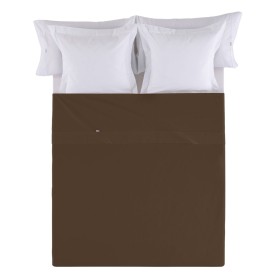 Lenzuolo Superiore Alexandra House Living Marrone Cioccolato 240 x 280 cm di Alexandra House Living, Lenzuola e federe per cu...