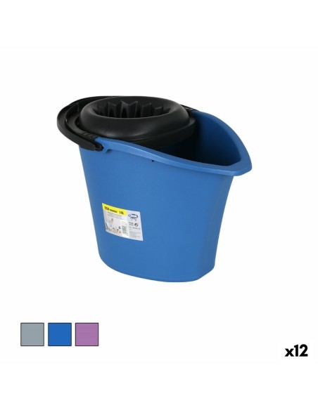 Secchio per Pavimenti Dem Eco reverse 14 L 39 x 30 x 32 cm (12 Unità) da Dem, Prodotti per la pulizia - Ref: S2231820, Precio...