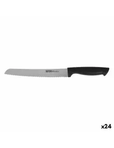 Brotmesser Quid Professional Inox Chef Black Metall 20 cm (Pack 6x) | Tienda24 Tienda24.eu