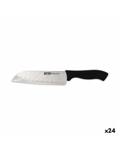 Cuchillo de Cocina Mármol 2,5 x 24 x 2,5 cm Negro Acero Inoxidable Plástico (12 Unidades) | Tienda24 Tienda24.eu