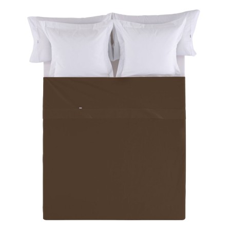 Sábana Encimera Alexandra House Living Marrón Chocolate 170 x 280 cm de Alexandra House Living, Sábanas y fundas de almohada ...