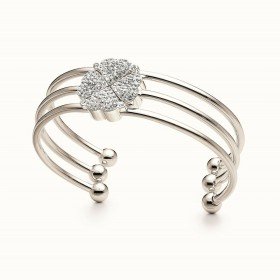 Bracelet Folli Follie 3B0F041C Argenté (17 cm) de Folli Follie, Joncs - Réf : S0349230, Prix : 40,43 €, Remise : %